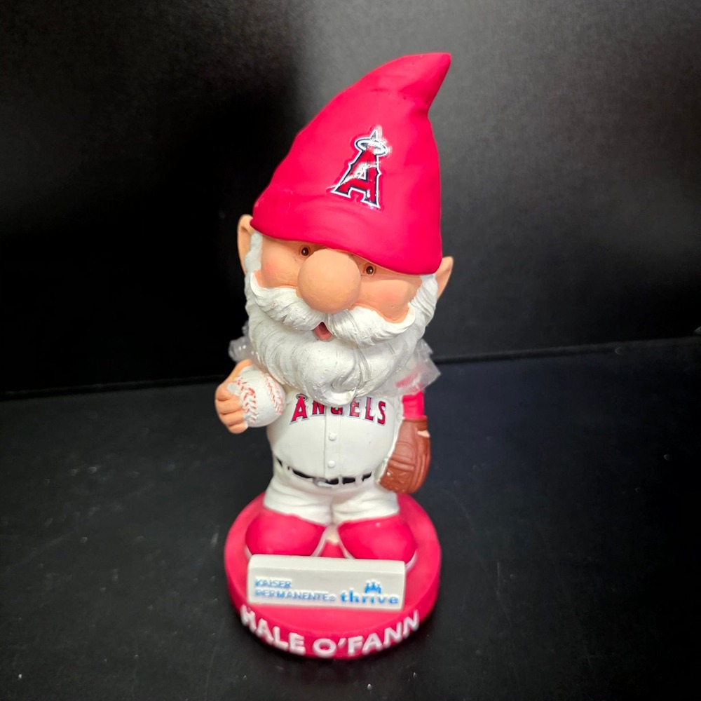 MLB Los Angeles Angels Unisex OS Red Hale O'Fann Gnome Bobblehead 2011 SGA